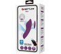 Pretty Love MANE LAY ON CLITORIS MASSAGER 10 VIBRATIONS REMOTE CONTROL PURPLE