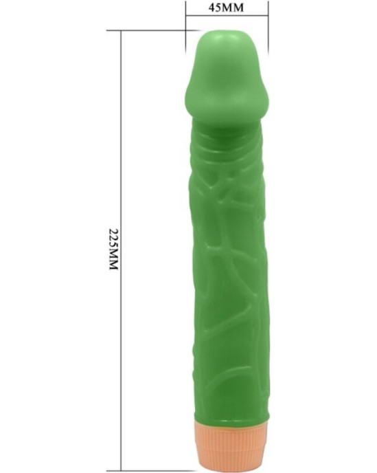 Baile BILL REALISTIC VIBRATOR 22.5 CM GREEN