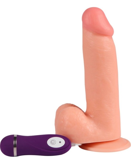 Shequ ADAM VIBRATOR DILDO WITH REMOTE CONTROL 21 CM