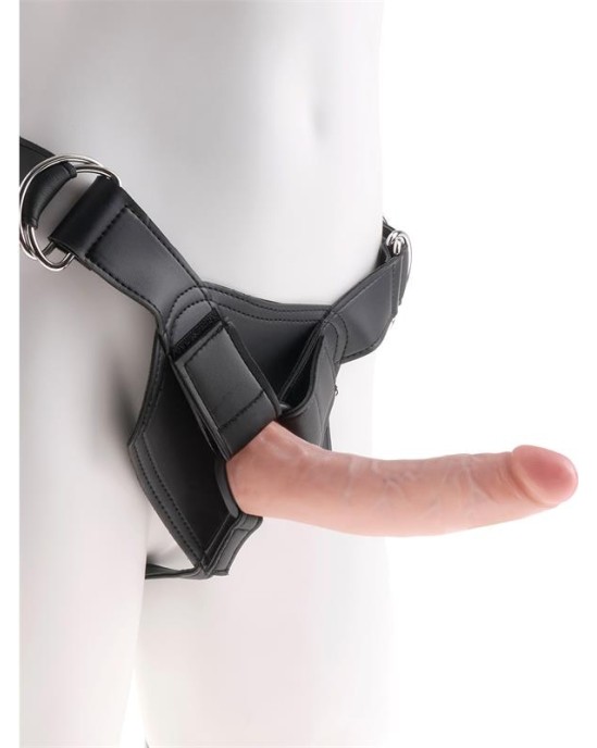 King Cock - HARNESS WITH REALISTIC PENIS NATURAL 17.8 CM