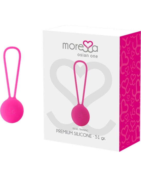 Moressa Silikona vaginālā bumbiņa rozā