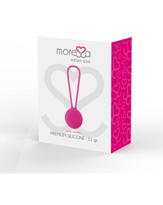 Moressa Silikona vaginālā bumbiņa rozā