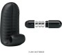Prettylove Finger Sleeve with vibration Abbott Black