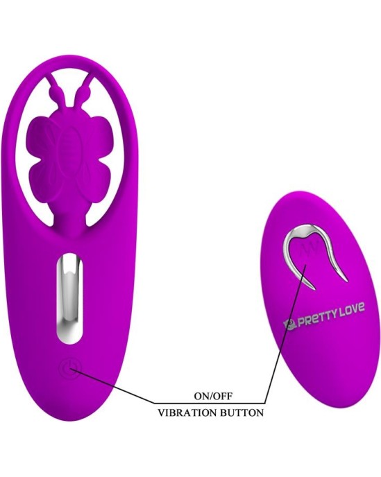 Prettylove Dancing Butterfly Panty Stimulator Remote Control