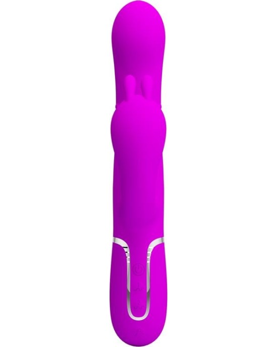 Prettylove Cammy 4 in 1 Vibe with Rotating Balls and Anal Chain