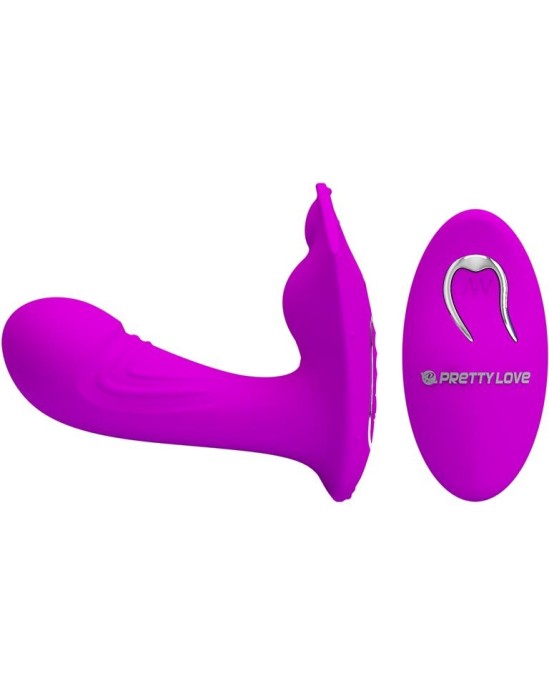 Prettylove Willie Stimulator with Remote Control Pink
