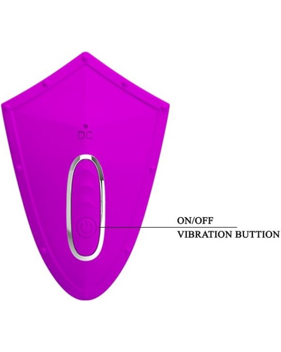 Prettylove Willie Stimulator with Remote Control Pink