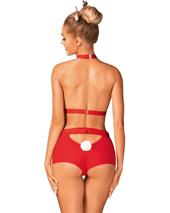 Obsessive Ms Reindy Harness, Panties and Hair Clips