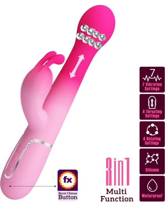 Prettylove Dejon Vibe with Thrusting and Rotating Beads