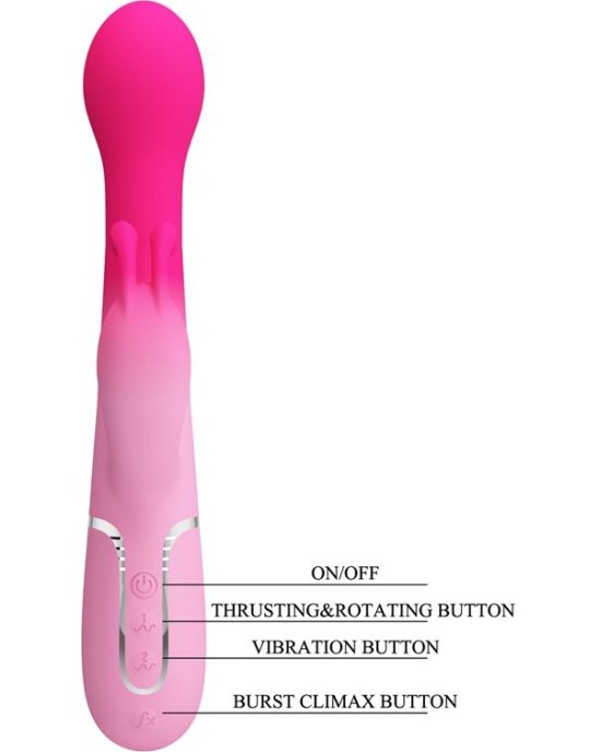 Prettylove Dejon Vibe with Thrusting and Rotating Beads