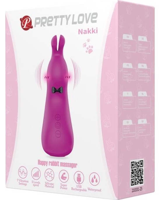 Prettylove Nakki Massager Silicone USB