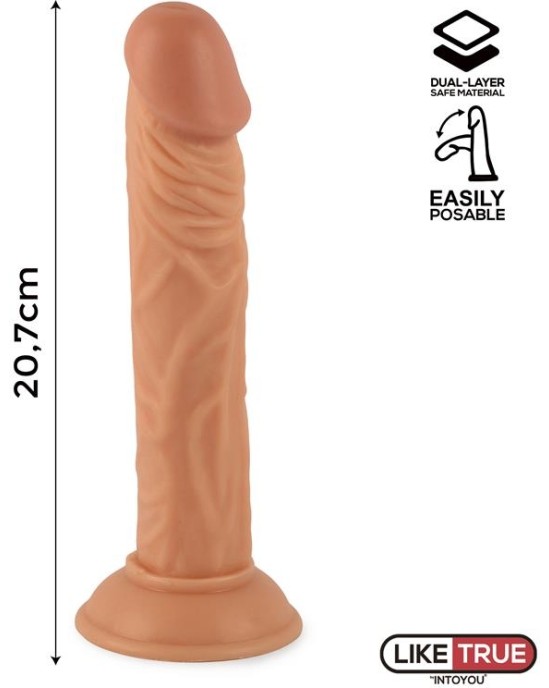Liketrue Neper Articulable-Posable Realistic Dildo 8.7 Flesh