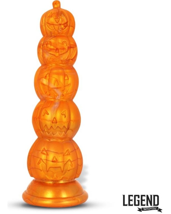 Legend Pumpkron Pumpkin-shaped Liquid Silicone Dildo 19,7 cm