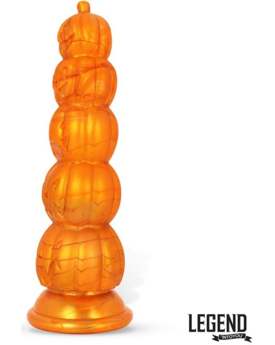 Legend Pumpkron Pumpkin-shaped Liquid Silicone Dildo 19,7 cm