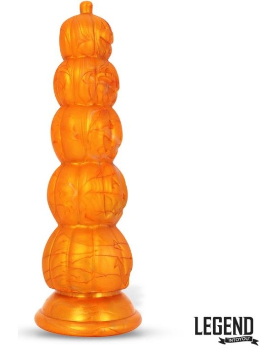 Legend Pumpkron Pumpkin-shaped Liquid Silicone Dildo 19,7 cm