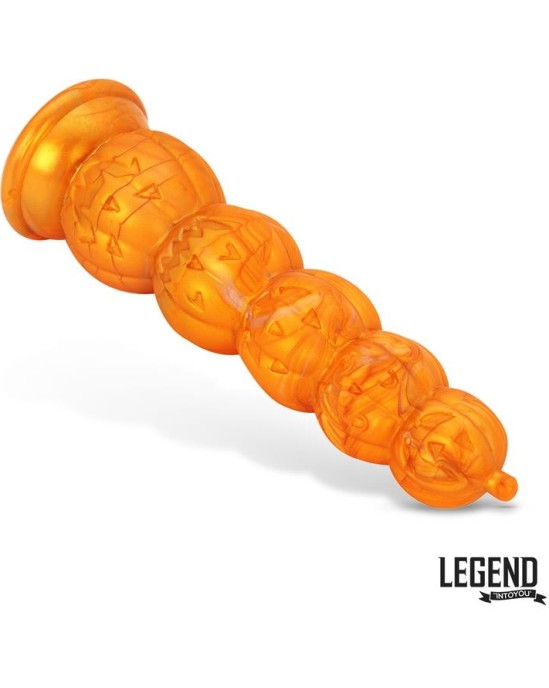 Legend Pumpkron Pumpkin-shaped Liquid Silicone Dildo 19,7 cm