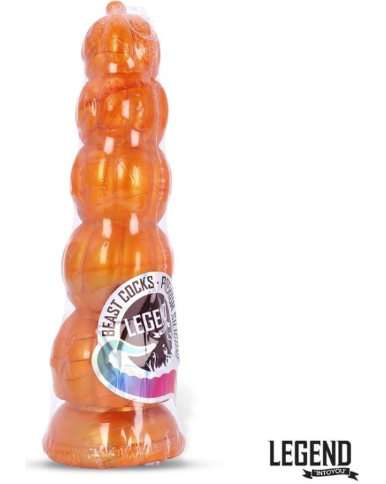 Legend Pumpkron Pumpkin-shaped Liquid Silicone Dildo 19,7 cm
