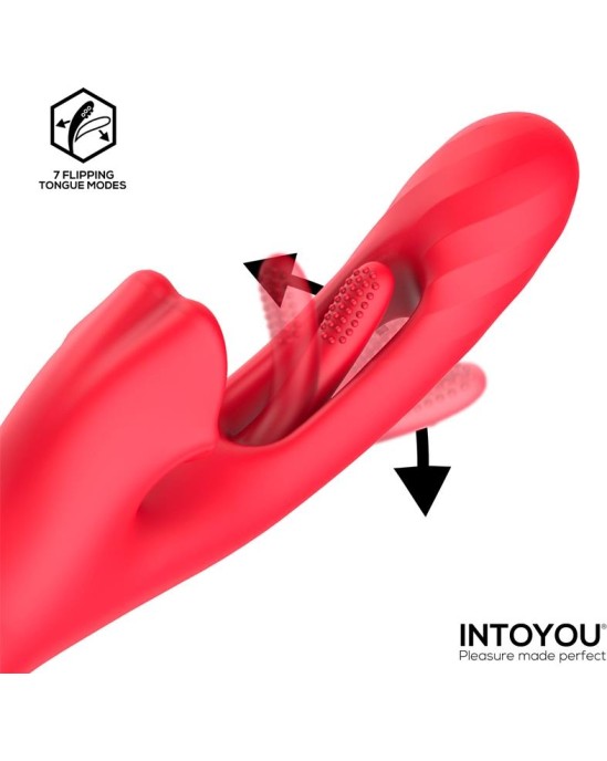 Intoyou Grant Flipping Tongue with 360? Licking Mouth Vibrator