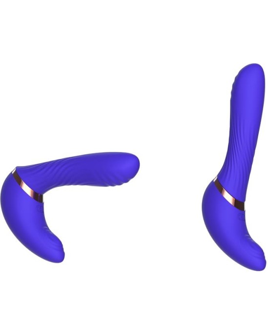 Action Rayden Detachable Rotating Beads Vibrator with Pulsation Two Positions