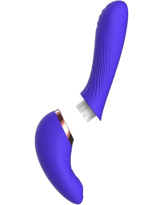 Action Rayden Detachable Rotating Beads Vibrator with Pulsation Two Positions