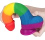 Lovetoy Dildo Prider 9 Liquid Silicone LGBT
