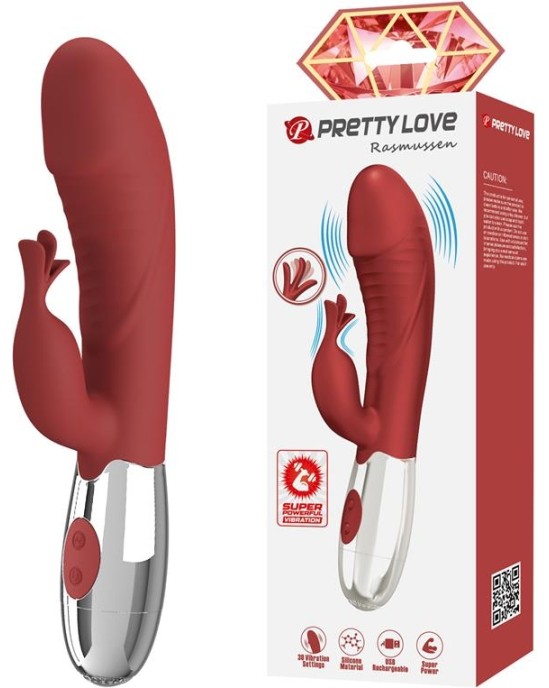 Prettylove Rasmussen Vibe 30 Functions Red