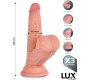 LUX Lars Triple Density Dildo with Swinging Balls 7.6