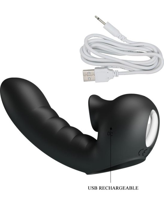 Prettylove Hobgoblin Finger Sleeve Vibration and Stimulating Tongue