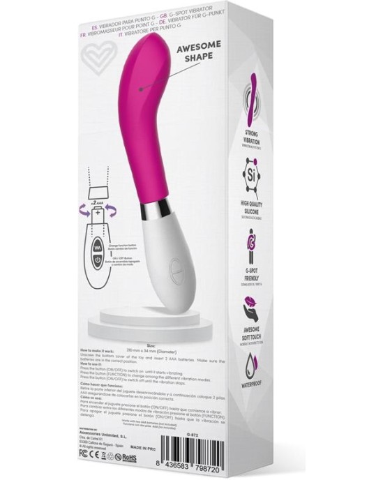 Latetobed Benty Vibe Silicone Pink