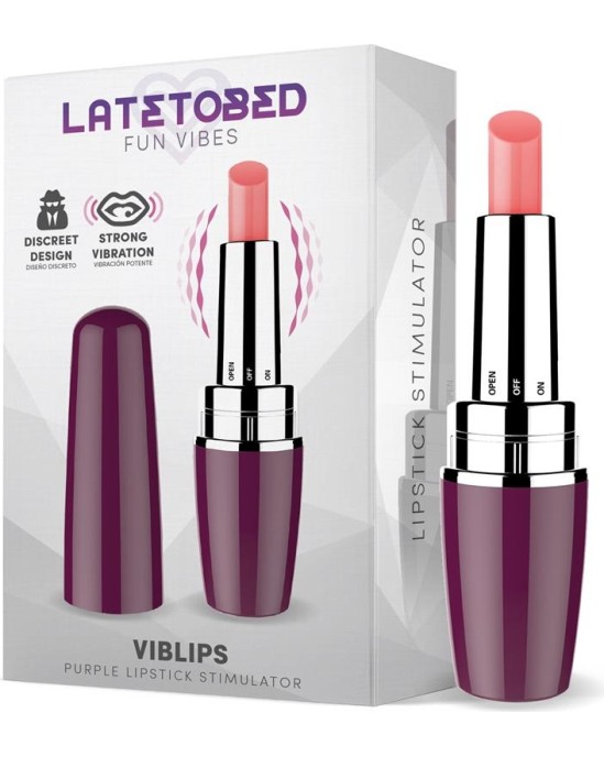 Latetobed Viblips Lipstick Stimulator Purple