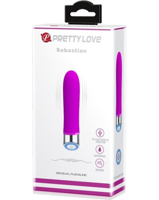 Prettylove Vibe Sebastian Silicone Purple