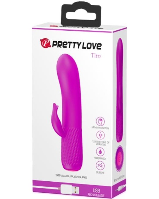 Prettylove Vibe Tim USB Silicone Purple