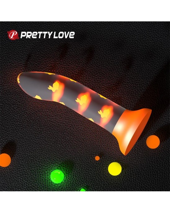 Prettylove Glows in the dark Dildo Magical Nightfall