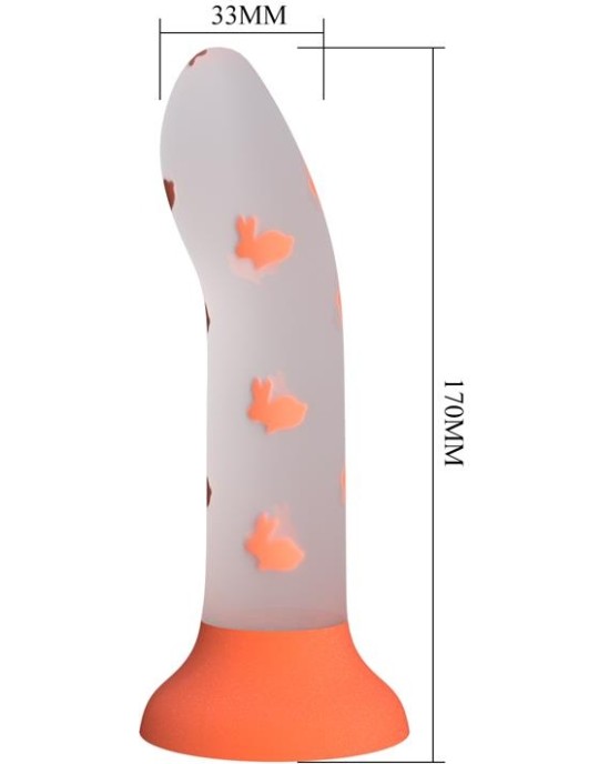 Prettylove Glows in the dark Dildo Magical Nightfall