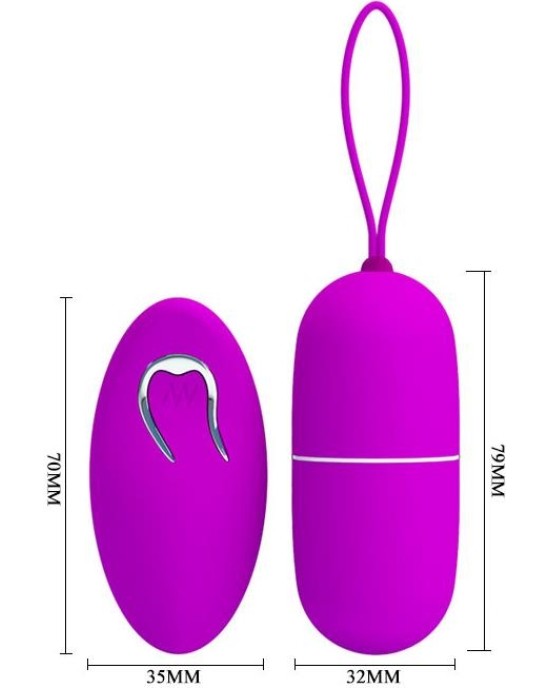Prettylove Vibrating Egg Arvin Purple