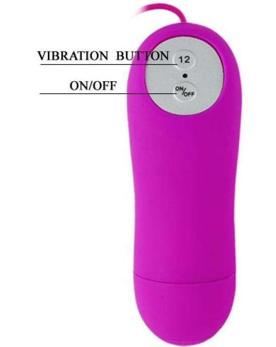 OHMAMA - Teksturēta Vibroola ar pulti 10 REŽĪMI zila