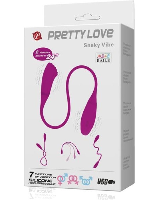 Online vadības pults, vibrējoša ola L violetā krāsā