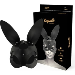 Coquette Accessories COQUETTE CHIC DESIRE - VEGAN LEATHER MASK WITH BUNNY EARS