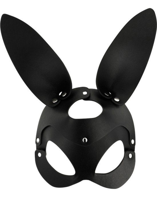 Coquette Accessories COQUETTE CHIC DESIRE - VEGAN LEATHER MASK WITH BUNNY EARS