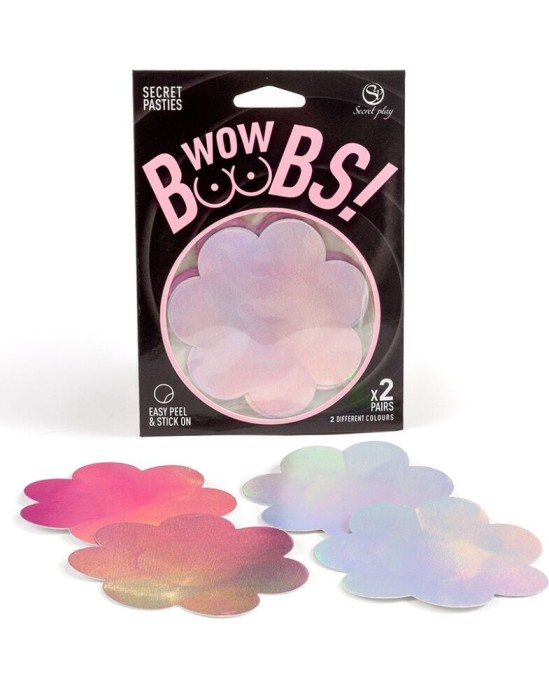 Secretplay 100% Fetish SECRET PLAY - WOW BOOBS! FLOWER NIPPLE COVERS