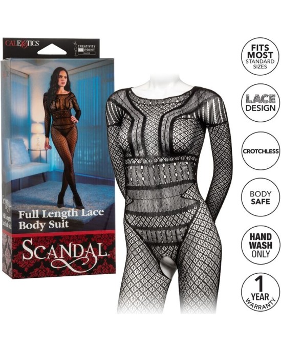 Calexotics LACE BODY SUIT ONE SIZE