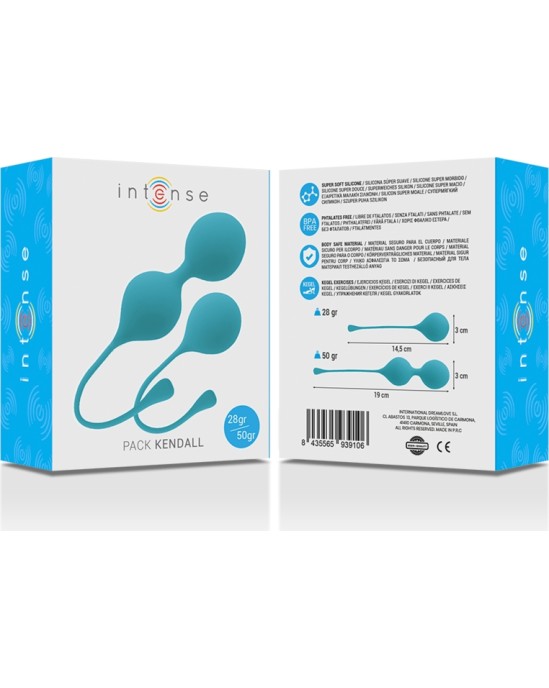 Intense Health & Fun INTENSE — НАБОР БУСИН KEGEL KENDALL BLUE