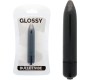 Glossy Stimulējošs vibrators melns