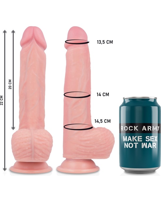 Rock Army — Reālistisks šķidrā silikona dildo 22 CM