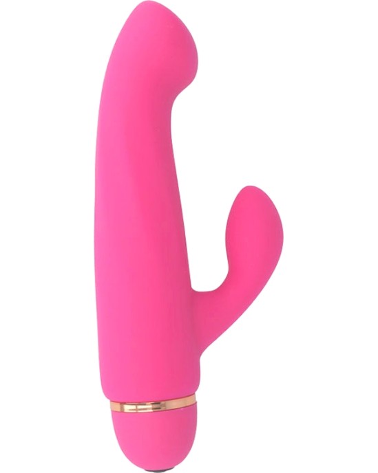 Intense Fun Vibrators ar klitora stimulātoru rozā