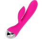 OHMAMA - Uzlādējams vibrators ar klitora stimulātoru 10 VIBRĀCIJAS REŽĪMI 19 CM