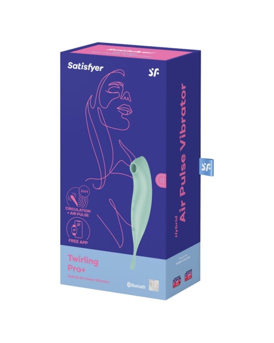 Satisfyer Stimulējošs vibrators — zaļš