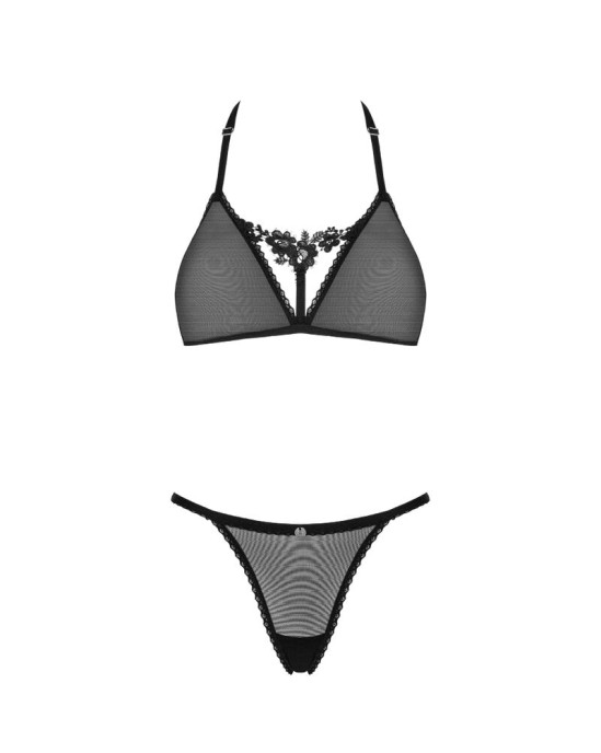 Obsessive - CELIA NOIR 2-PCS SET XS/S