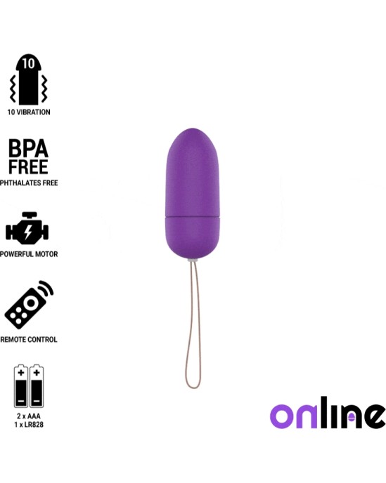 Online REMOTE CONTROL VIBRATING EGG L LILAC