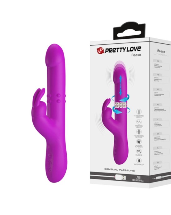 Pretty Love Flirtation PRETTY LOVE - REESE ROTATING VIBRATOR violets